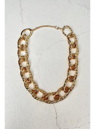 Modex Accessories Gold Necklace
