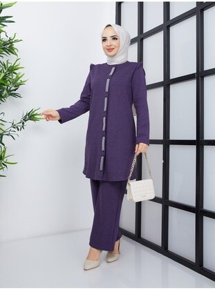 Eymina Purple Suit