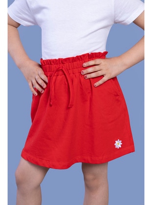 Red - Girls` Skirt - Toontoy