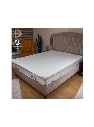 Dowry World White Bed Coverlet