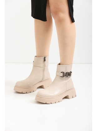 En7 Beige Boots