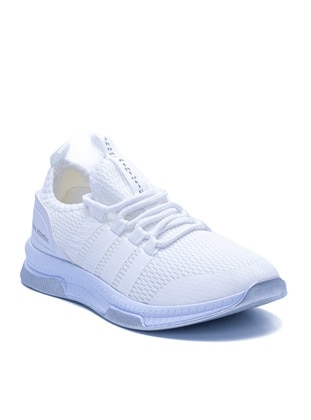 En7 White Sports Shoes