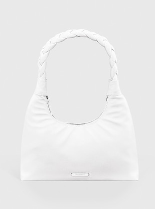 Housebags White Shoulder Bags