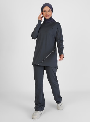 Sports Tunic&Pants Duo Set Anthracite