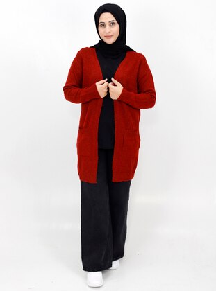 Red - Knit Tunics - Armağan Butik