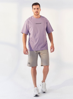 Tommy Life Lilac Men`s T-Shirts