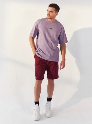 Tommy Life Lilac Men`s T-Shirts