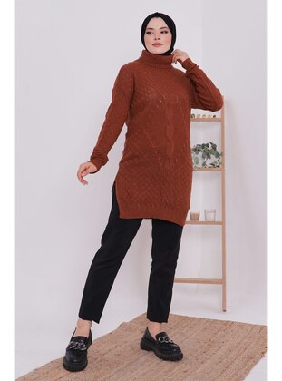 İmaj Butik Tan Knit Tunics