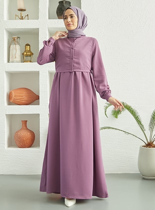 Neways Lilac Modest Dress