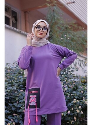 Lurex Moda Purple Suit