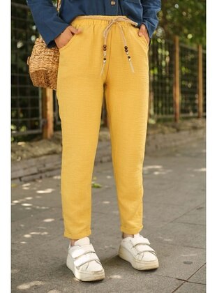 Yellow - Pants - İmaj Butik
