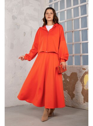 Melike Tatar Orange Suit