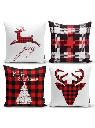 YSA Home Red Throw Pillow Covers