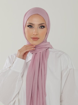 Luxury Combed Cotton Shawl Lilac