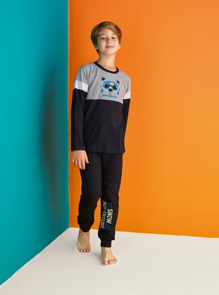 Larice Kids Navy Blue Boys` Pyjamas