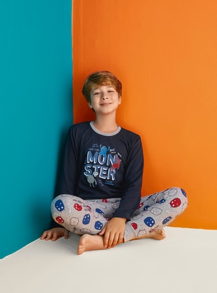 Larice Kids Navy Blue Boys` Pyjamas