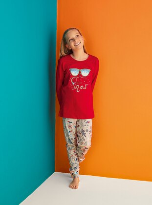 Larice Kids Red Girls` Pyjamas