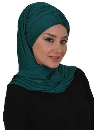 Drawstring Practical Combed Cotton Shawl,Cps 44 Green