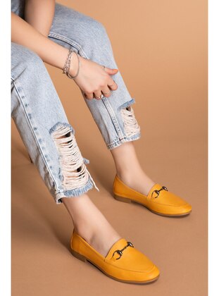 Gondol Yellow Flat Shoes