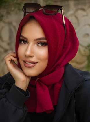 حجابات جاهزة خمري AİŞE TESETTÜR