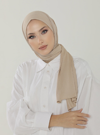 Jersey Shawl - Plain Beige