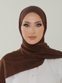 Jersey Shawl Bitter Coffee