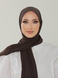 Advantage 3 Piece Luxury Combed Cotton Shawl Bitter Coffee Color Chocolate Bitter