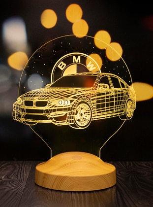 BMW Car Led Lamp, BMW Sign 3D Lamp, Night Light, Birthday Gift LED Table Lamp, Changing Color Lamp