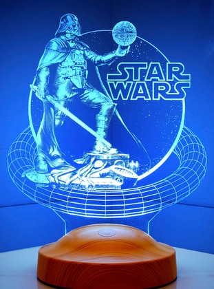 Star Wars Gift Darth Vader, Night Lamp, 3D Led Lamp for Star Wars Fan