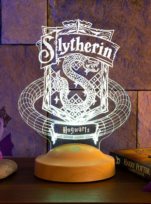 Harry Potter Slytherin Gift, Hogwarts, Hogwarts Slytherin Buildings Logo Gift, Birthday Gift Decorative LED Lamp