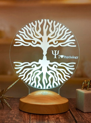 Psychologist Gift 3D Lamp, Psychology Graduation Gift for Students, Night Light Gift For Him, Desk Lamp Table Lamp