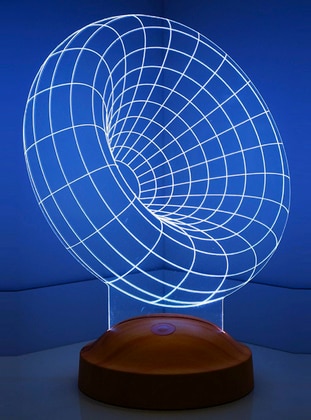 3D Gravity Led lamp, illusion lamp, room decoration lights up in any color