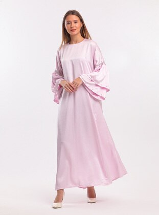 Sowit Powder Pink Modest Dress