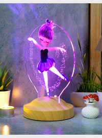 Cute Ballerina Night Light,Nursery Room Childen`s Room Bedside Lamp, Ballet Colour Changing Light, Room Decor Girl,Birthday Gift