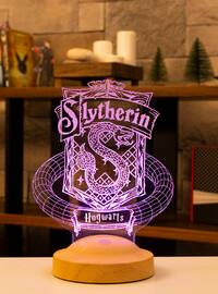 Harry Potter Slytherin Gift, Hogwarts, Hogwarts Slytherin Buildings Logo Gift, Birthday Gift Decorative LED Lamp