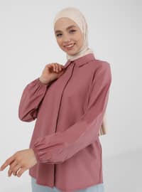 Coral - Point Collar - Blouses
