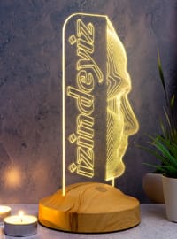 Atatürk Gift, Atatürk Memory, Night Light 3D Led Lamp, Gift for the Turkish Business World