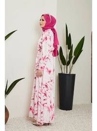  Fuchsia Modest Dress