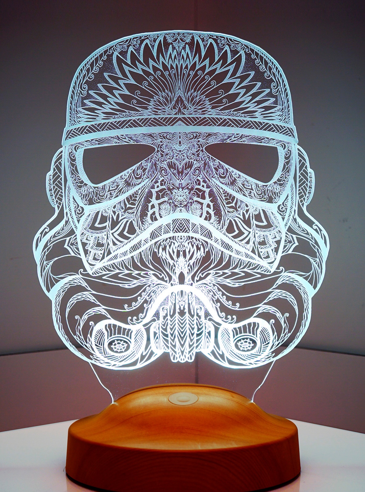schrobben Levendig item Star Wars Military Stormtrooper 3D Led Lampe, Geschenk für Star Wars Fan,  Nachtlicht