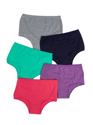 Women's Panties 5 Pack High Waist Multicolor
