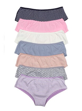 Women's Panty Shorts 7 Pack Lycra Multicolor