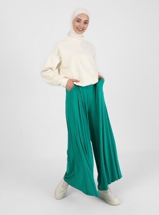 Forest green - Pants - Refka