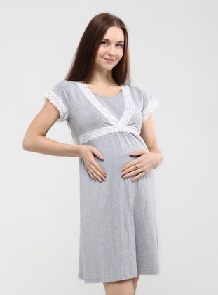 Luvmabelly Gray Maternity Pyjamas