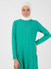 Forest Green - Crew neck - Tunic