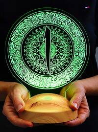 Gift for Muslim Friend, Elif Arabic Letter Led Night Light, islamic Nursery Decor, islamic Baby Gift, Home Decoration Arabic, Table Lamp