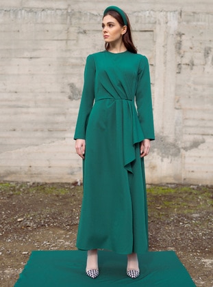 Al Tatari Green Modest Dress