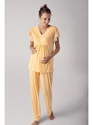 Yellow - Maternity Pyjamas - Artış Collection