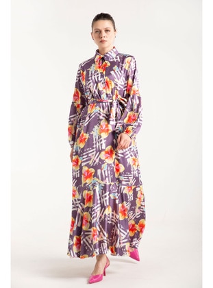 Lilac - Modest Dress - Melike Tatar