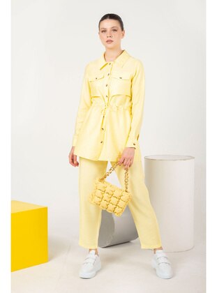 Yellow - Suit - Melike Tatar