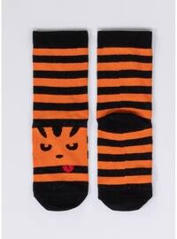 Orange - Boys` Socks